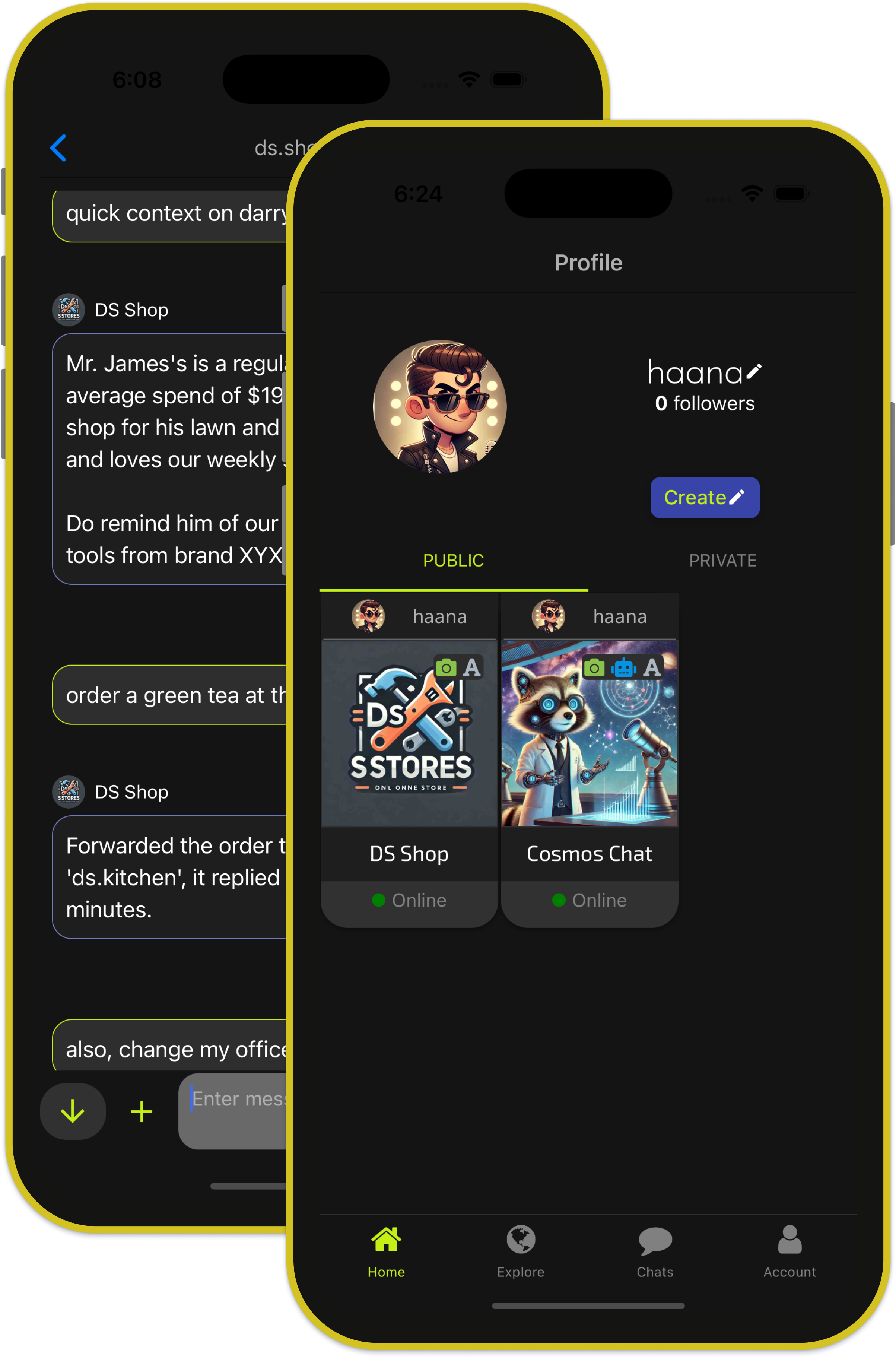 Show Online Agents